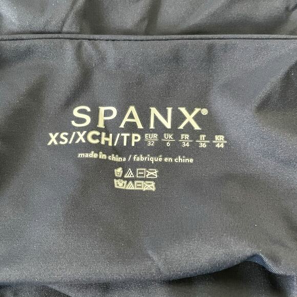 Spanx Womens High Waisted Swim Brief Size XS Sunkissed Navy Swim Bikini Bottom - Picture 5 of 9